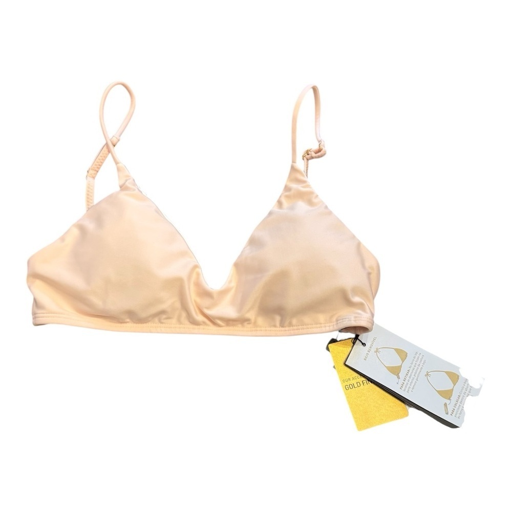 Vix Luli bikini top in nude tan NWT